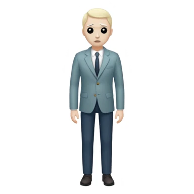 dead man full body with blazzer  sticker