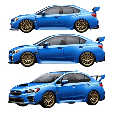 emoji is the subaru wrx 2024 sticker