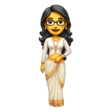 Lakshmi+business woman+ no spectacles+indian sticker