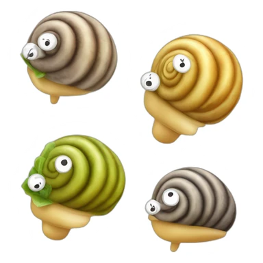 Escargots sur sucettes sticker