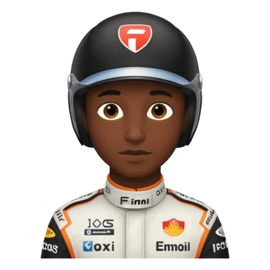 f1 driver black bear sticker