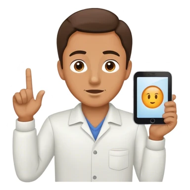 a man teaching infront a dash sticker