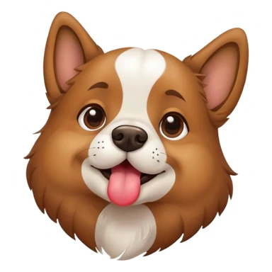 Dog blowing kiss sticker