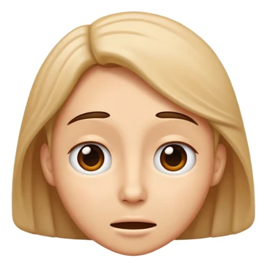 face shaking its head vertically nodding yes sticker