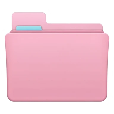 pastel pink empty folder for app icon aesthetic sticker