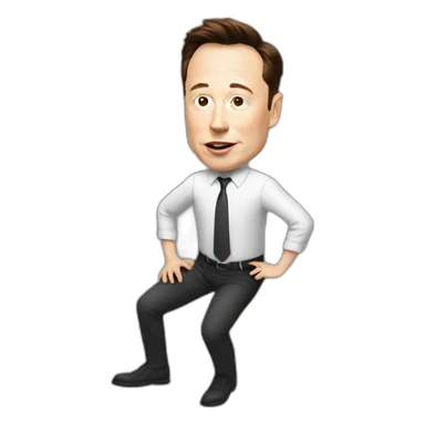 elon-musk-crawling sticker