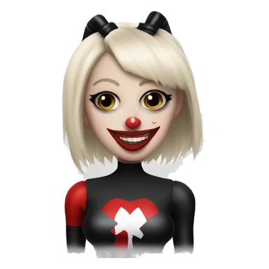 lady gaga as Harley quinn sticker