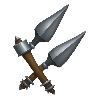 Mace with spikes sticker