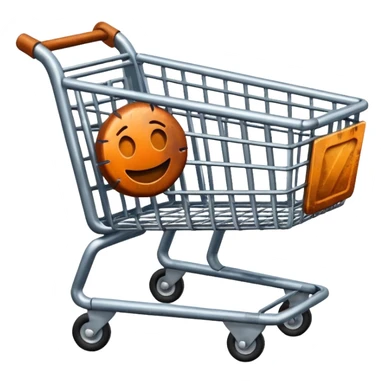 shopping cart damaged sticker