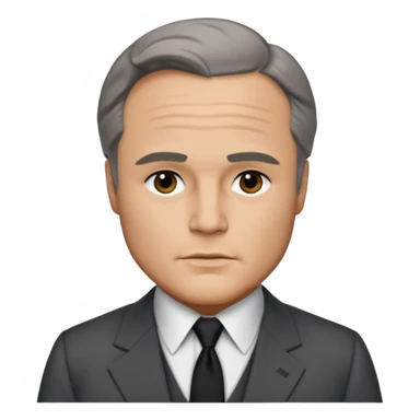 Marlon Brando with dark gray suit sticker