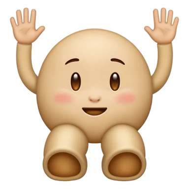 Un emojis content qui se gratte les fesse sticker