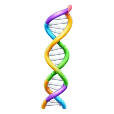 Have fun with a DNA helix sticker