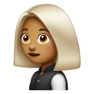 girl with back acne sticker