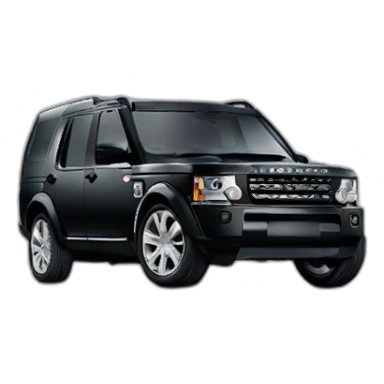 Land Rover Discovery 3 black color sticker