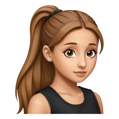 ariana grande ponytail 2025 a little older she’s 32 not 12 sticker