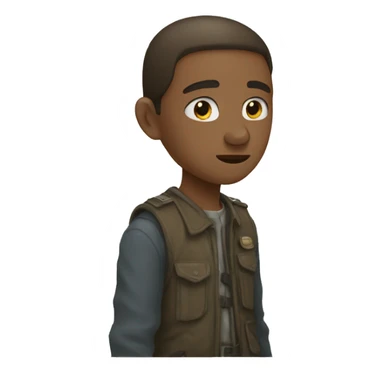 Un garçon qui a peur d'avoy sticker