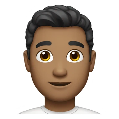 metrosexual male with dark hair sticker