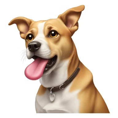 Dog blowing kiss sticker