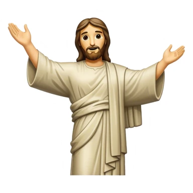 Christ the Redeemer, no frame sticker