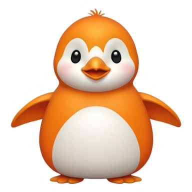 Colorful Words that spell 'Bind is Life!!!', in bright orange, and on top of the words a winking little white happy penguin sticker
