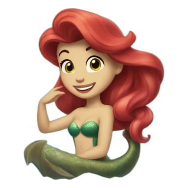 The little mermaid disney sticker