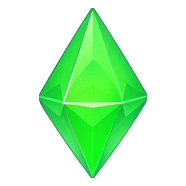 neon plumbob sticker