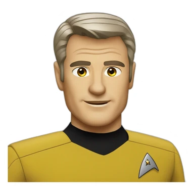 StarTrek captain Pike sticker