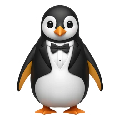linux penguen sticker