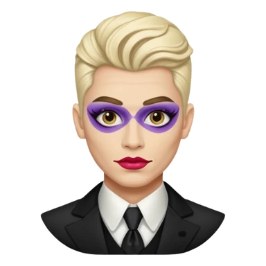 drag king fabulous makeup sticker