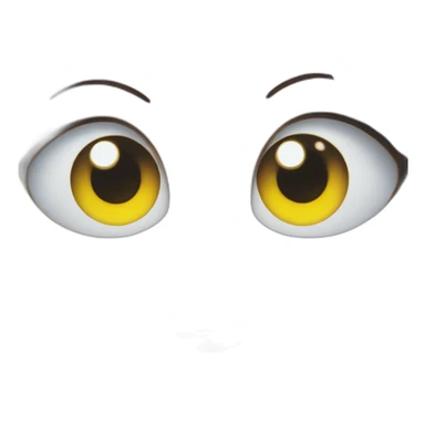 angel glowing eyes by Takashi Murakami sticker