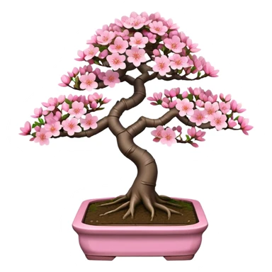 sakura bonsai tree sticker