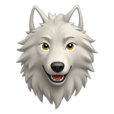 Un loup qui fais du judo sticker