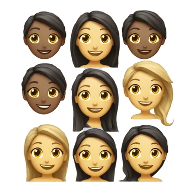 4 Compañeras de trabajo en Ibiza sticker