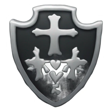 a black tombstone with the inscriptions in silver RIP  silver heart in the center sticker