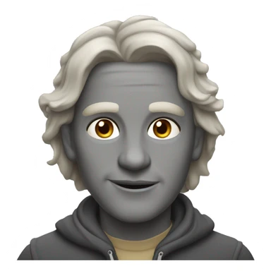 темно серая шодланская вислоухая кошска с розовым серлдцем sticker