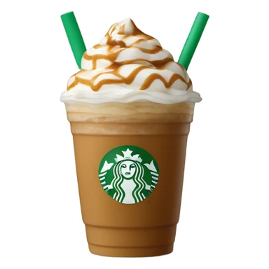 Caramel Crème Frappuccino Starbucks  sticker