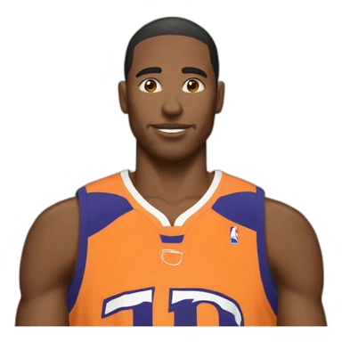 a basketball player with jersey no 11 sticker