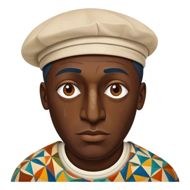 Cinematic Realistic Pablo Picasso Portrait Emoji, depicted as a visionary artist with abstract expressive features and a creative aura, rendered with rich textures and dynamic artistic lighting that captures his revolutionary spirit. sticker