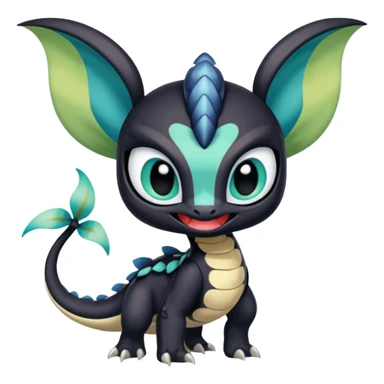 Colorful Realistic Exotic Meloetta-Venom-Stitch-Toothless-Fakémon-creature-hybrid sticker