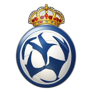 Real Madrid logo football club sticker