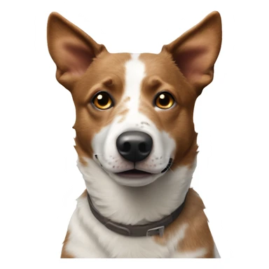 Brown tan and white Australian cattle dog sticker