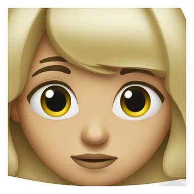 Girl with a booger sticker