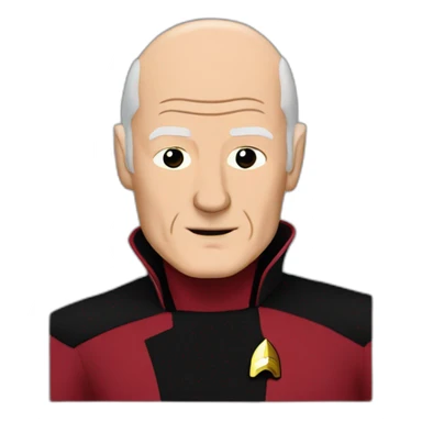 Captain Picard sticker
