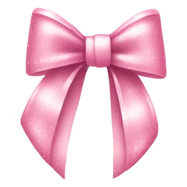 Sparkly Baby pink bow sticker