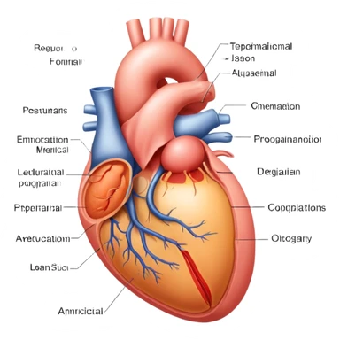 educational medical diagram of male reproductive organ sticker