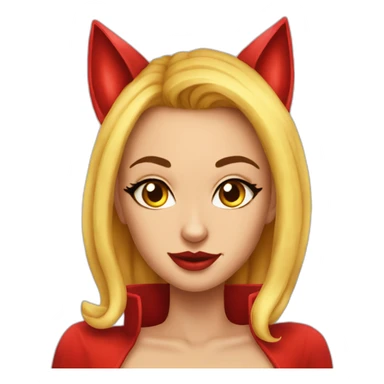 doja-cat-paint-the-town-red-devil sticker