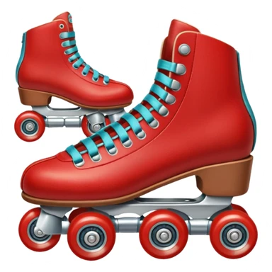 Roller Skates - red sticker