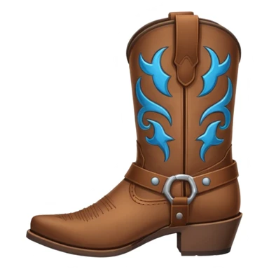 Western boots sticker