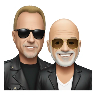 billy joel and sting sticker