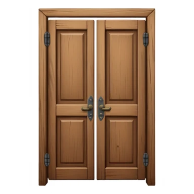 opened door from side sticker